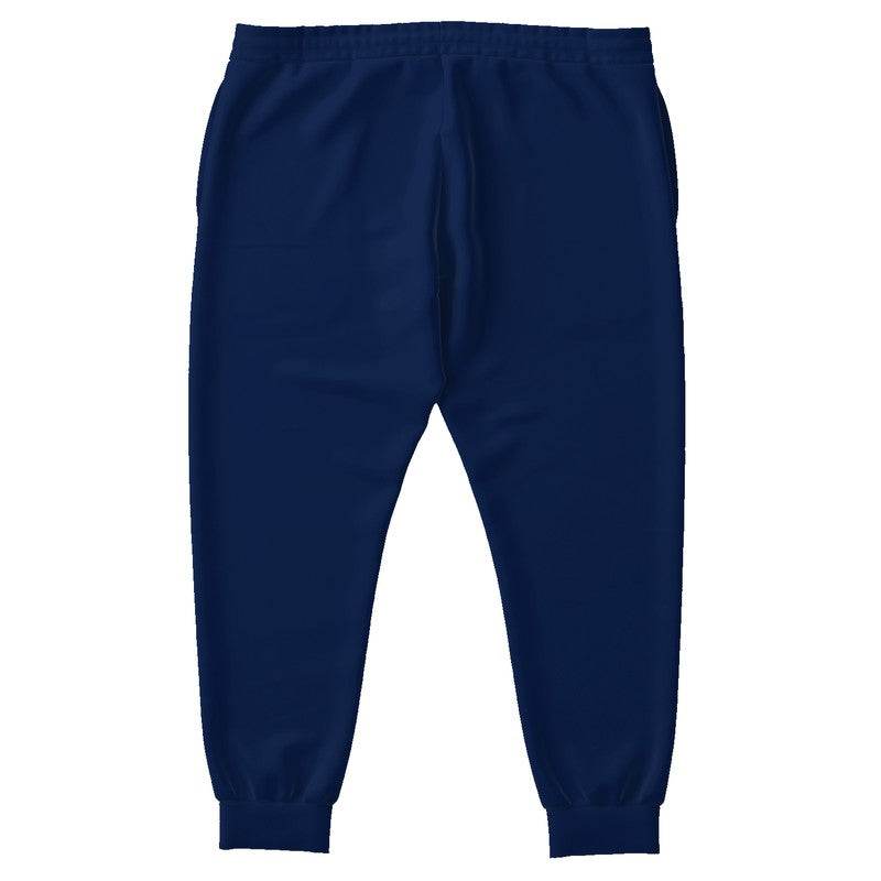 Deep Medium Blue Joggers PLUS (IB1-ME-DE) - Back PLUS