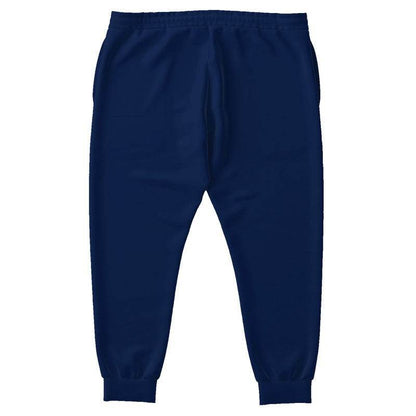 Deep Medium Blue Joggers PLUS (IB1-ME-DE) - Back PLUS
