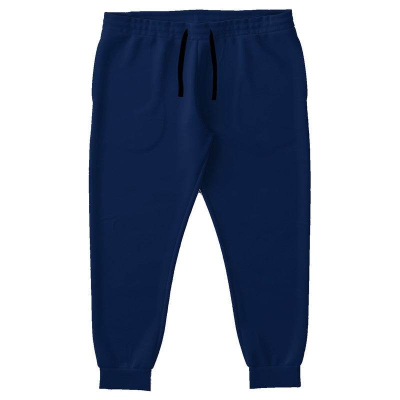 Deep Medium Blue Joggers PLUS (IB1-ME-DE) - Front PLUS