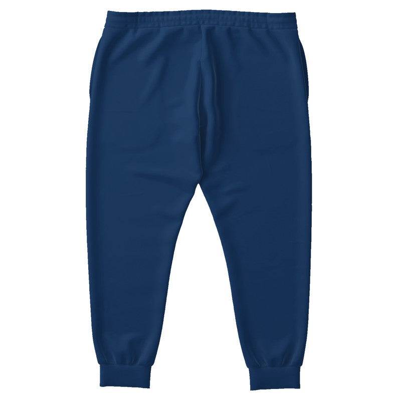 Deep Medium Blue Joggers PLUS (IB2-ME-DE) - Back PLUS