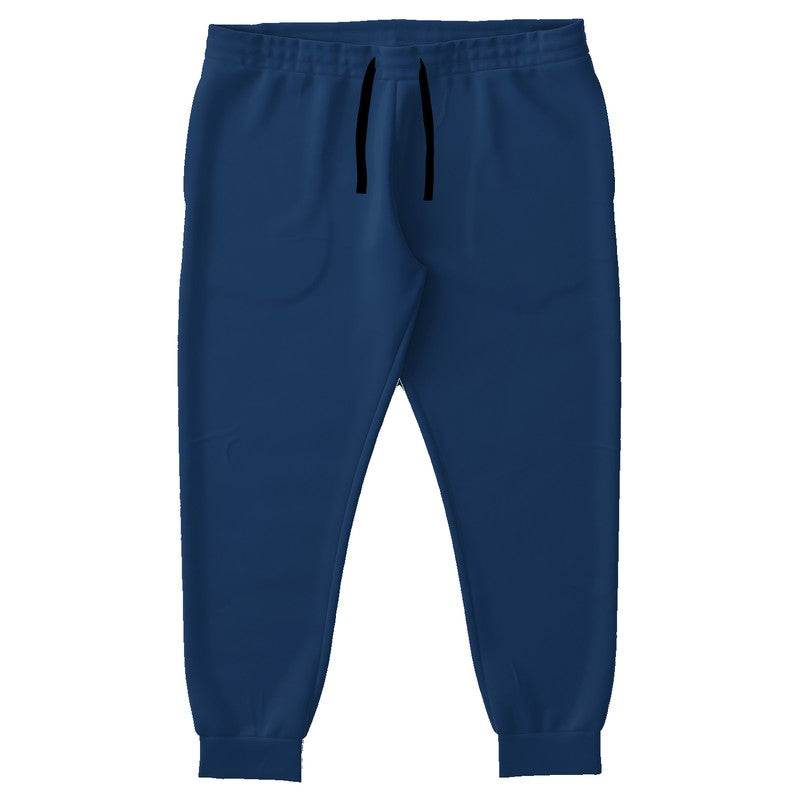 Deep Medium Blue Joggers PLUS (IB2-ME-DE) - Front PLUS