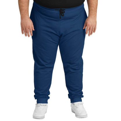Deep Medium Blue Joggers PLUS (IB2-ME-DE) - Man Front PLUS