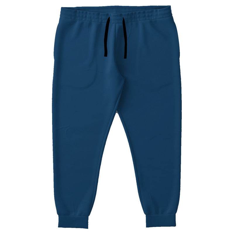 Deep Medium Blue Joggers PLUS (IB3-ME-DE) - Front PLUS