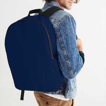 Deep Medium Blue Waterproof Backpack (IB1-ME-DE) - Man CloseUp