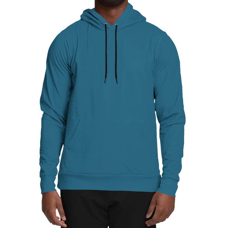Deep Medium Cyan Hoodie (BC1-ME-DE) - Man Front