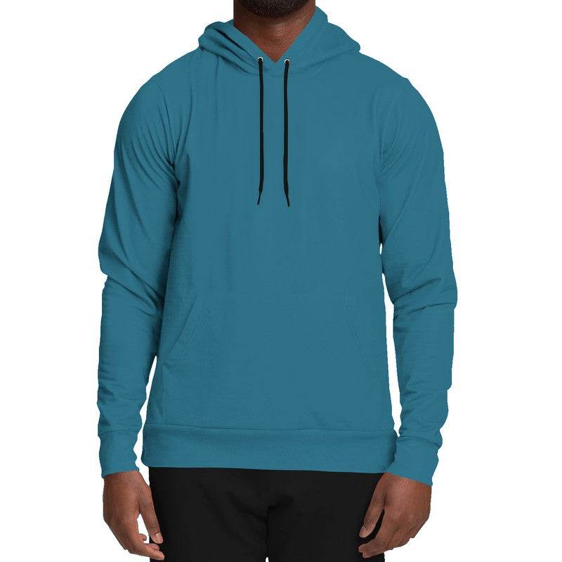 Deep Medium Cyan Hoodie (BC2-ME-DE) - Man Front