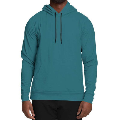 Deep Medium Cyan Hoodie (C-ME-DE) - Man Front