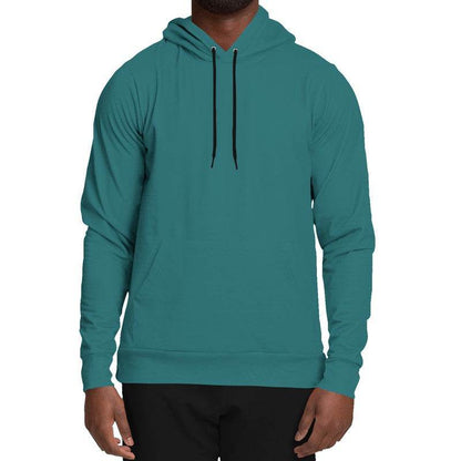 Deep Medium Cyan Hoodie (CBG1-ME-DE) - Man Front