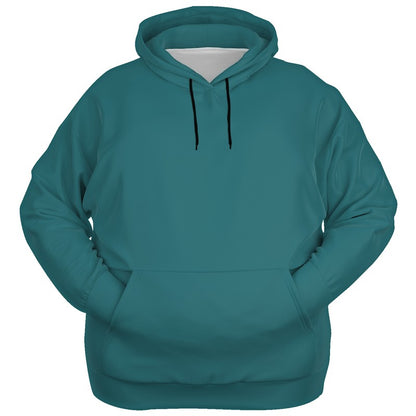 Deep Medium Cyan Hoodie PLUS (CBG1-ME-DE) - Ghost Front PLUS