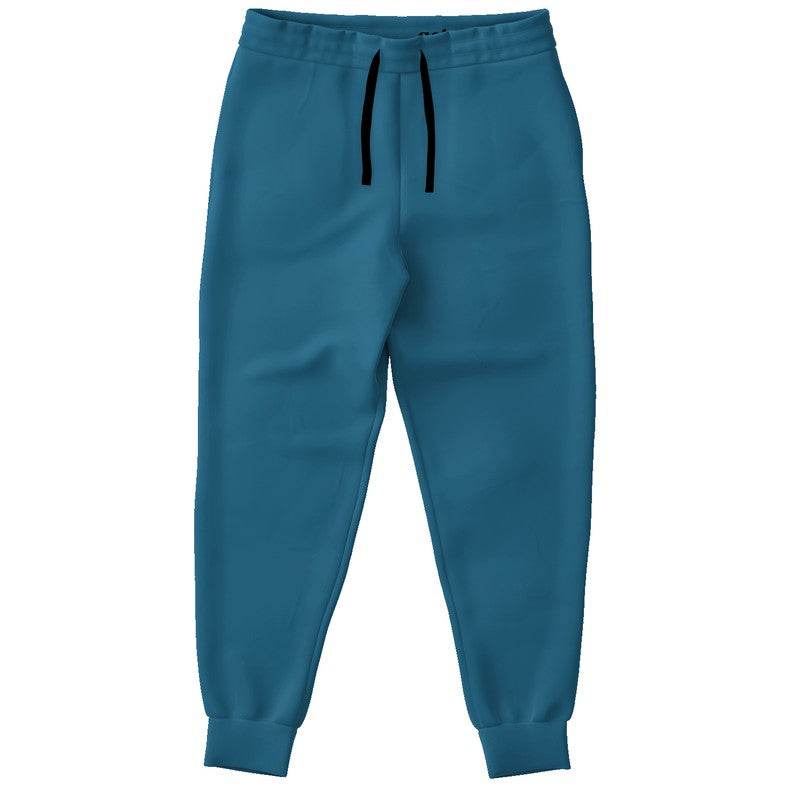 Deep Medium Cyan Joggers (BC1-ME-DE) - Front
