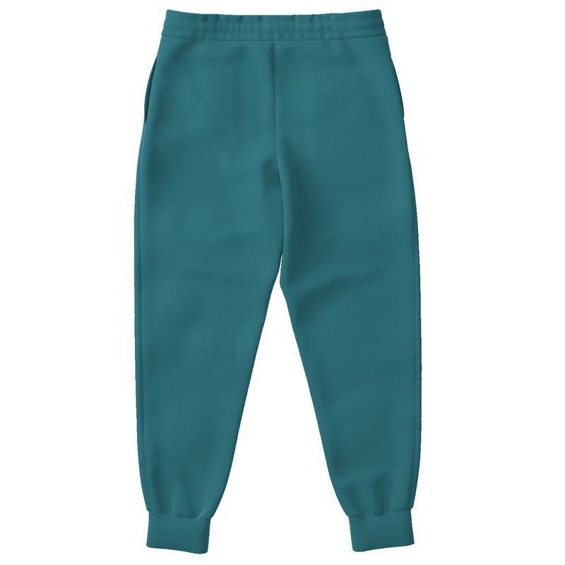 Deep Medium Cyan Joggers (C-ME-DE) - Back