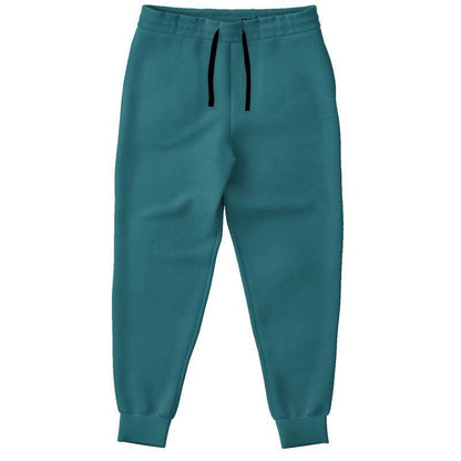 Deep Medium Cyan Joggers (C-ME-DE) - Front