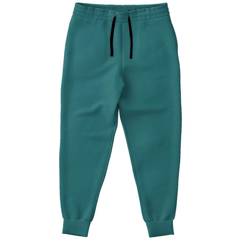 Deep Medium Cyan Joggers (CBG1-ME-DE) - Front
