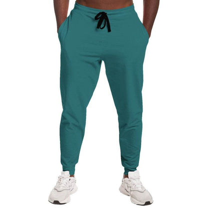 Deep Medium Cyan Joggers (CBG1-ME-DE) - Man Front