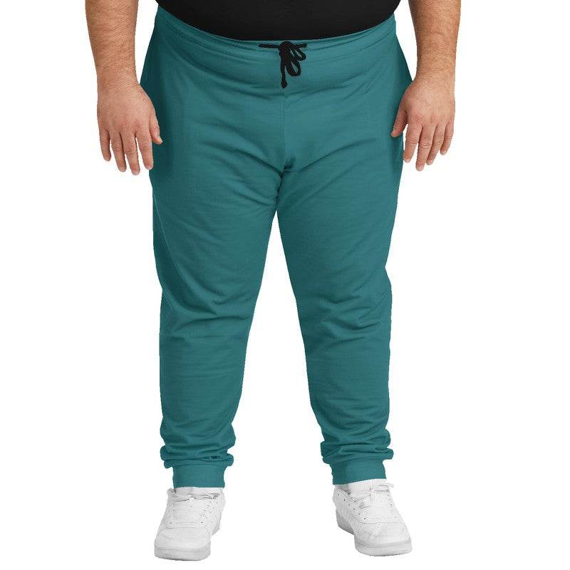 Deep Medium Cyan Joggers PLUS (CBG1-ME-DE) - Man Front PLUS