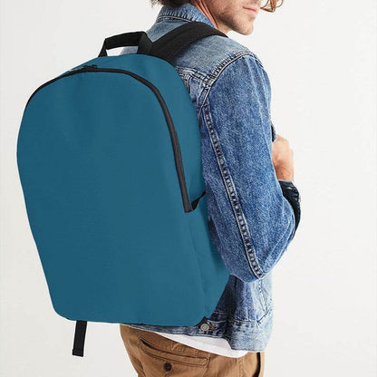 Deep Medium Cyan Waterproof Backpack (BC1-ME-DE) - Man CloseUp