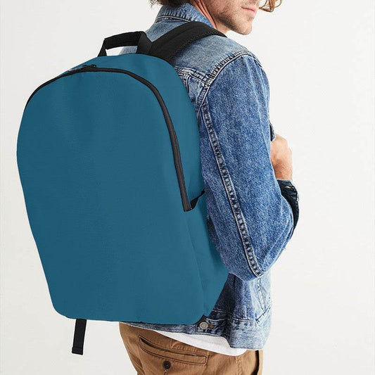 Deep Medium Cyan Waterproof Backpack (BC1-ME-DE) - Man CloseUp