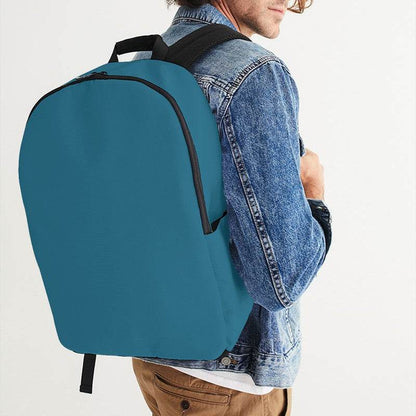 Deep Medium Cyan Waterproof Backpack (BC2-ME-DE) - Man CloseUp