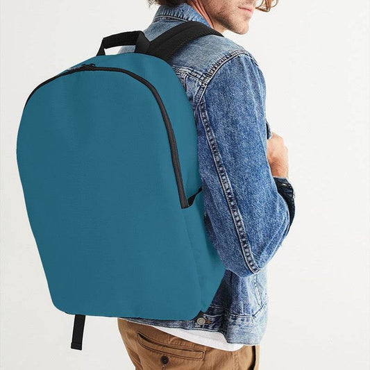 Deep Medium Cyan Waterproof Backpack (BC2-ME-DE) - Man CloseUp
