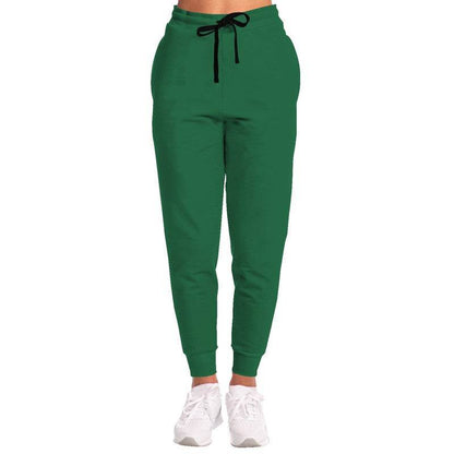 Deep Medium Green Joggers (BGG3-ME-DE) - Woman Front