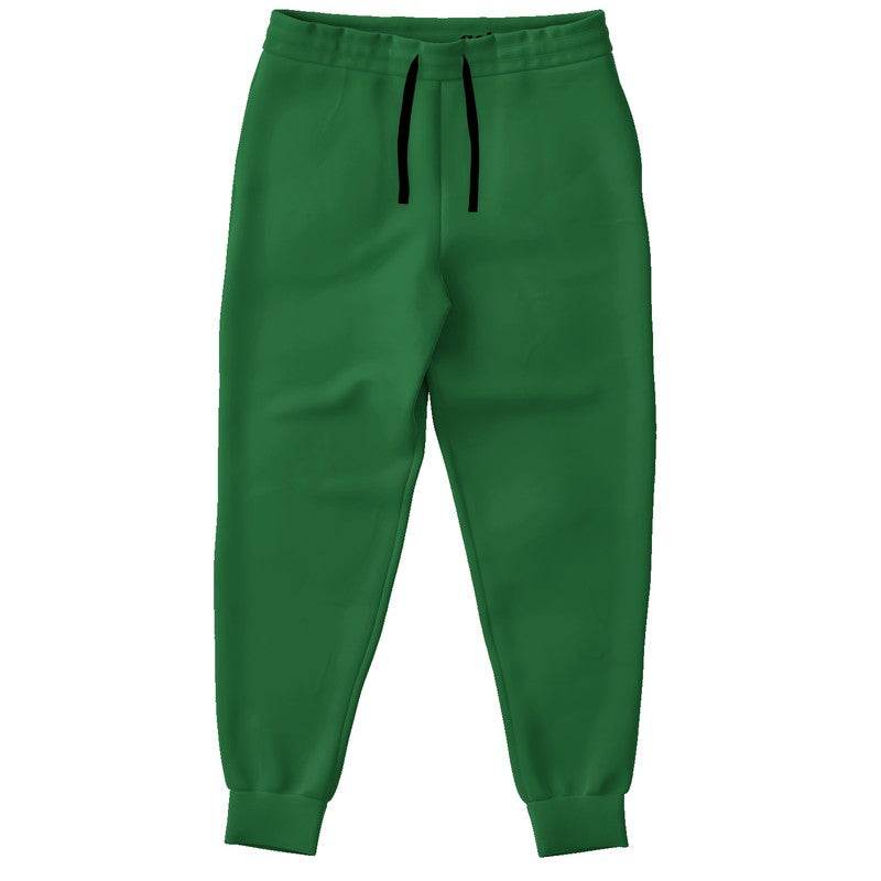 Deep Medium Green Joggers (G-ME-DE) - Front