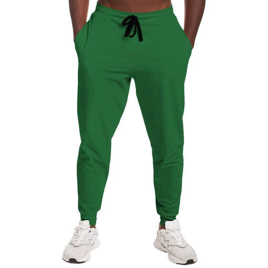 Deep Medium Green Joggers (G-ME-DE) - Man Front
