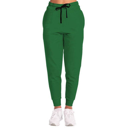 Deep Medium Green Joggers (G-ME-DE) - Woman Front