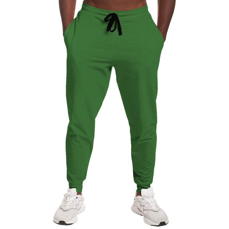 Deep Medium Green Joggers (GL1-ME-DE) - Man Front