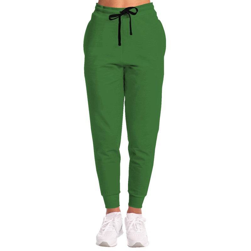 Deep Medium Green Joggers (GL1-ME-DE) - Woman Front