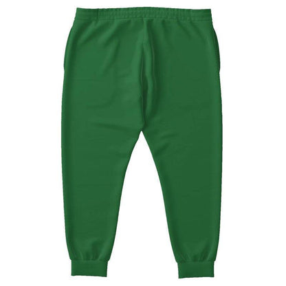 Deep Medium Green Joggers PLUS (G-ME-DE) - Back PLUS