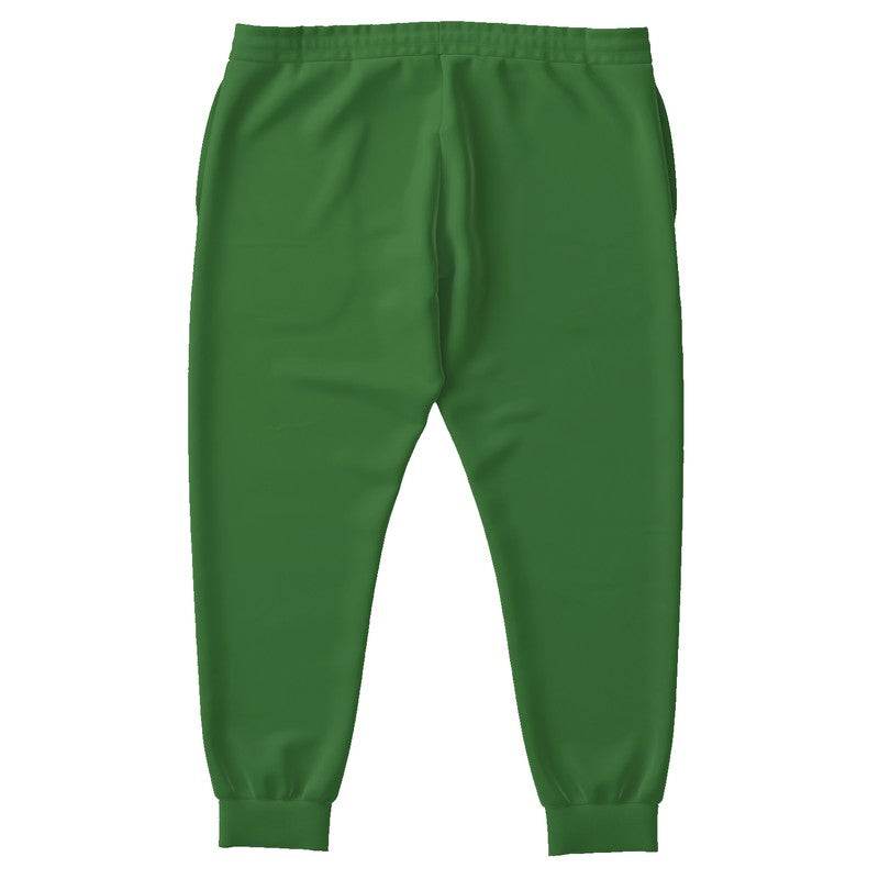 Deep Medium Green Joggers PLUS (GL1-ME-DE) - Back PLUS