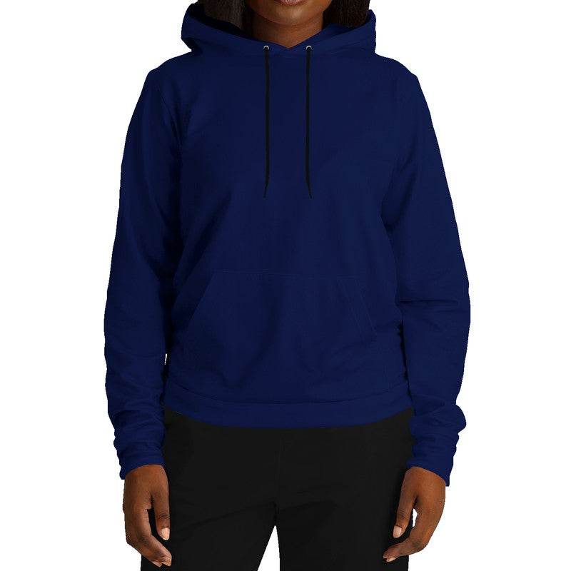 Deep Medium Indigo Hoodie (I-ME-DE) - Woman Front