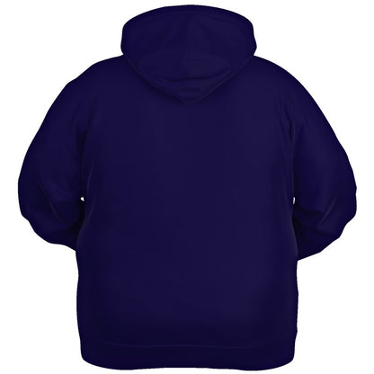 Deep Medium Indigo Hoodie PLUS (PUI2-ME-DE) - Ghost Back PLUS