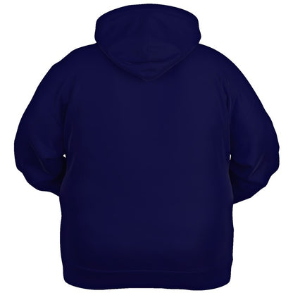 Deep Medium Indigo Hoodie PLUS (PUI3-ME-DE) - Ghost Back PLUS