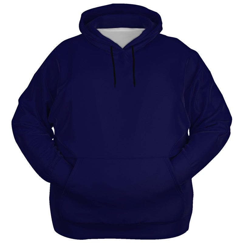 Deep Medium Indigo Hoodie PLUS (PUI3-ME-DE) - Ghost Front PLUS