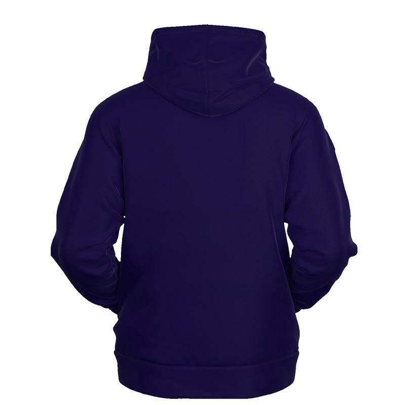 Deep Medium Indigo Hoodie (PUI2-ME-DE) - Ghost Back