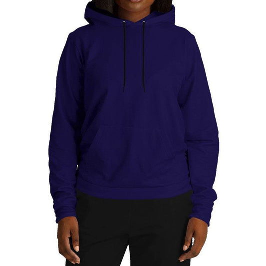 Deep Medium Indigo Hoodie (PUI2-ME-DE) - Woman Front