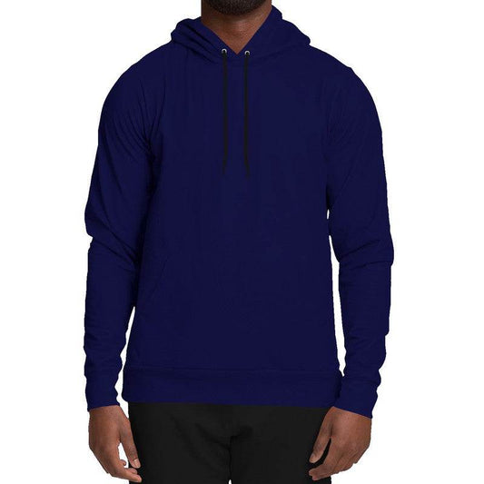 Deep Medium Indigo Hoodie (PUI3-ME-DE) - Man Front