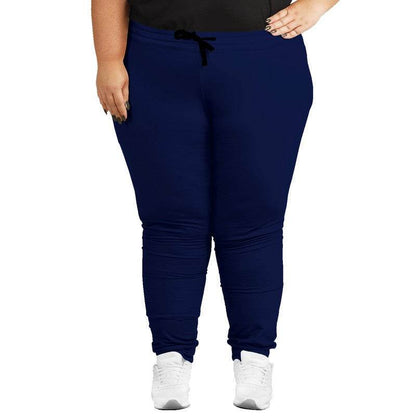Deep Medium Indigo Joggers PLUS (I-ME-DE) - Woman Front PLUS