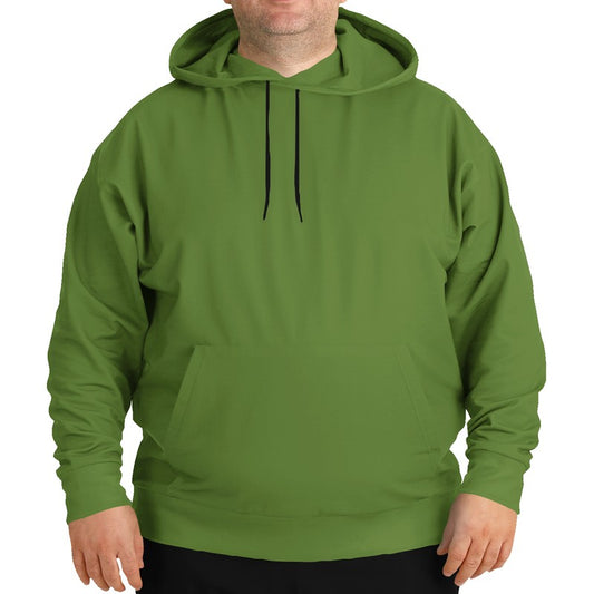 Deep Medium Lime Hoodie PLUS (GL3-ME-DE) - Man Front PLUS
