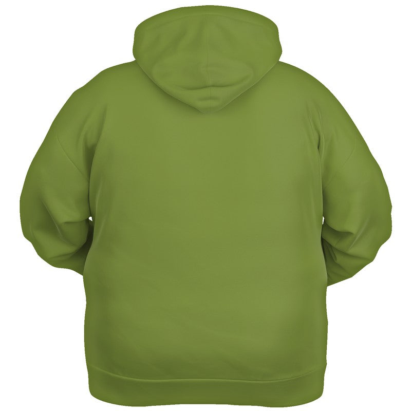 Deep Medium Lime Hoodie PLUS (L-ME-DE) - Ghost Back PLUS