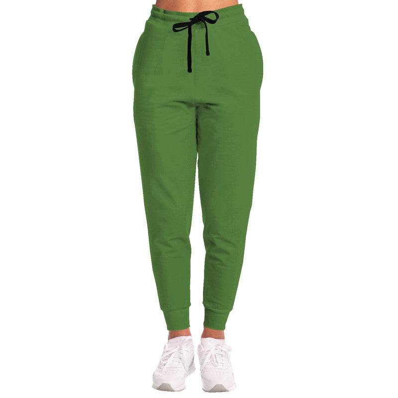 Deep Medium Lime Joggers (GL2-ME-DE) - Woman Front