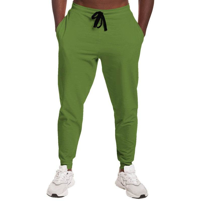 Deep Medium Lime Joggers (GL3-ME-DE) - Man Front