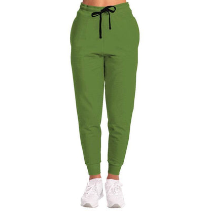 Deep Medium Lime Joggers (GL3-ME-DE) - Woman Front