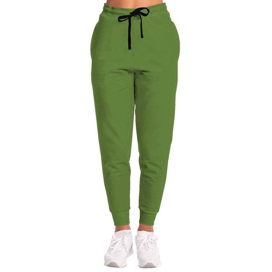 Deep Medium Lime Joggers (GL3-ME-DE) - Woman Front