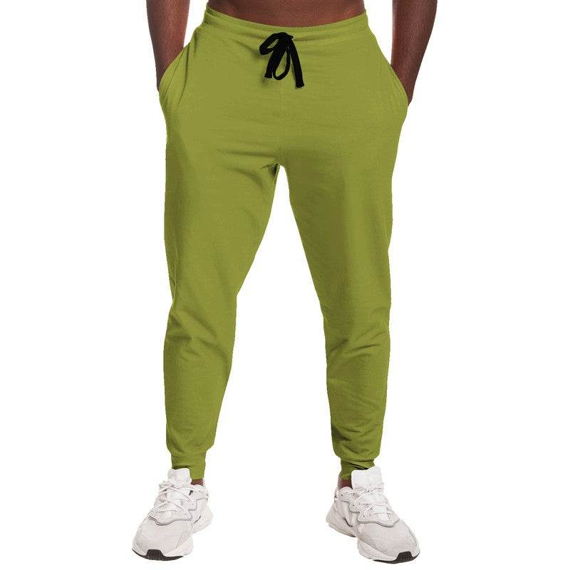 Deep Medium Lime Joggers (LY1-ME-DE) - Man Front