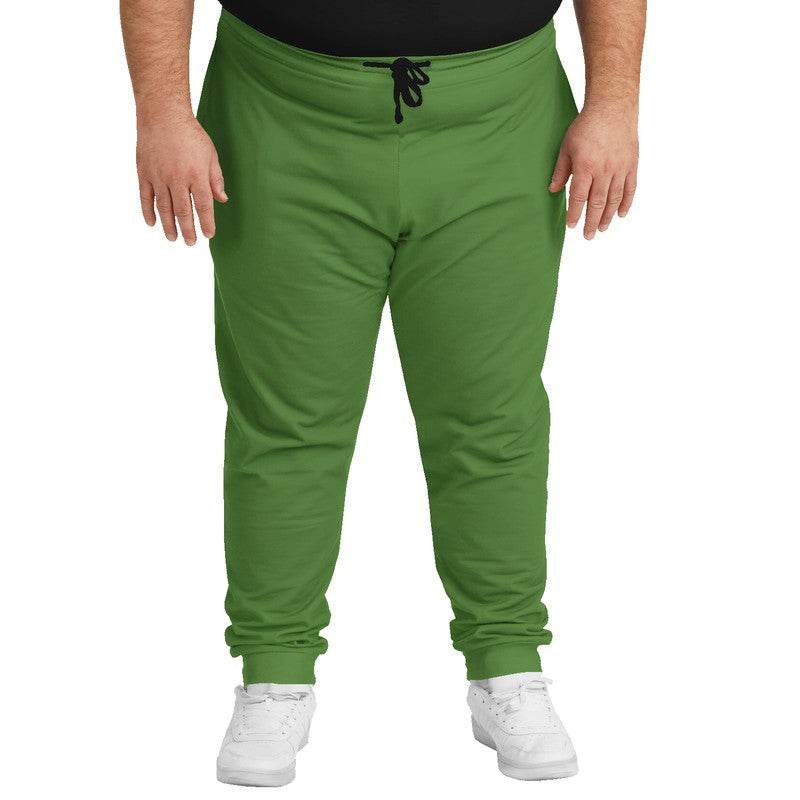 Deep Medium Lime Joggers PLUS (GL2-ME-DE) - Man Front PLUS