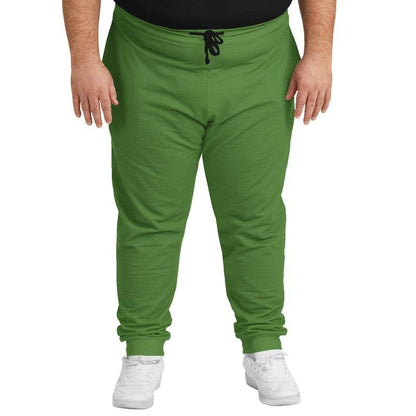 Deep Medium Lime Joggers PLUS (GL2-ME-DE) - Man Front PLUS