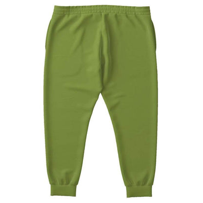 Deep Medium Lime Joggers PLUS (L-ME-DE) - Back PLUS