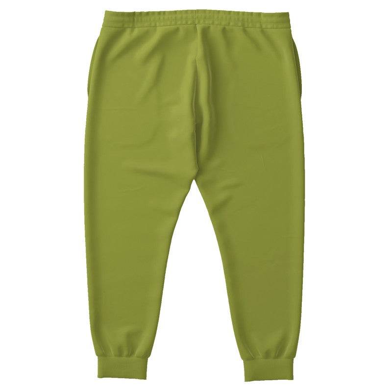 Deep Medium Lime Joggers PLUS (LY1-ME-DE) - Back PLUS